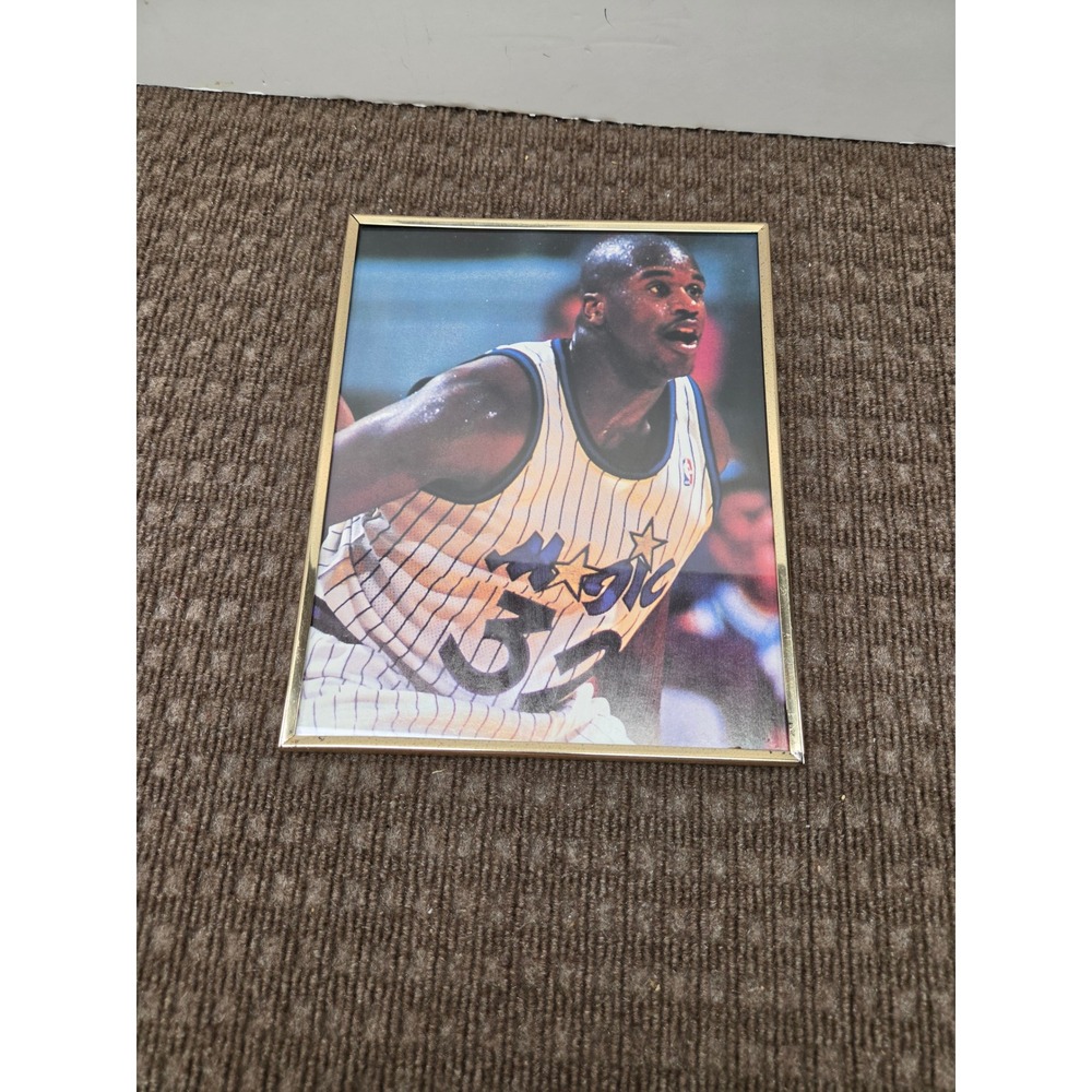 Shaquille O'Neal Orlando Magic Framed Photo 8x10 Vintage NBA Memorabilia Shaq
